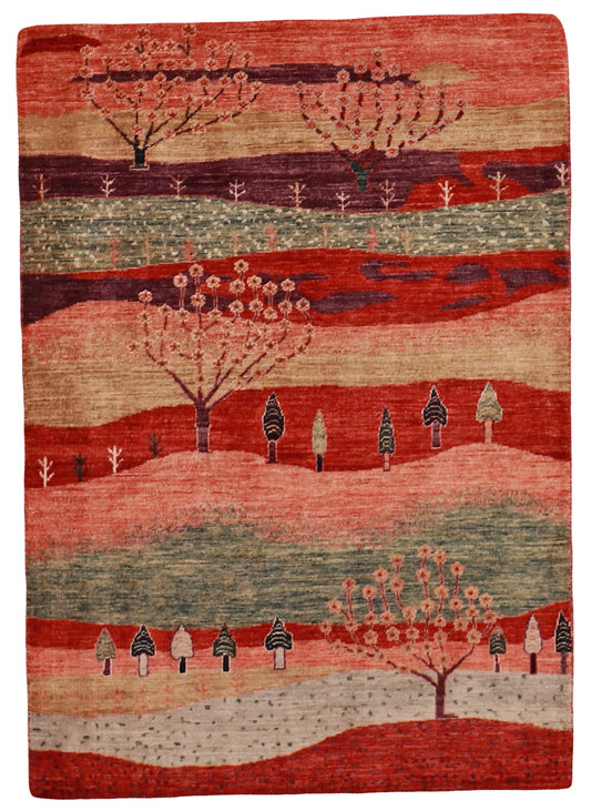 3x5 - Lori Baft Fine/Wool All Over Rectangle - Hand Knotted Rug