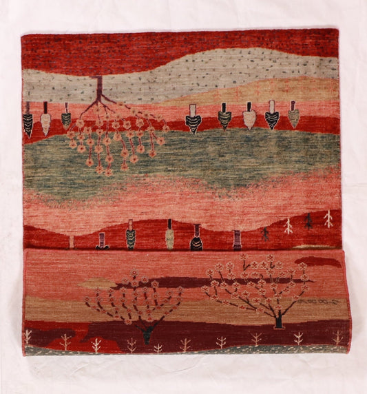 3x5 - Lori Baft Fine/Wool All Over Rectangle - Hand Knotted Rug