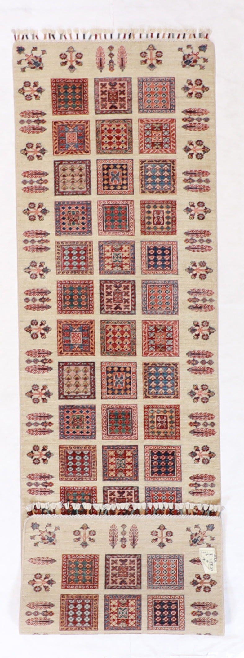 Runner - Bakhtiarie Fine/Wool All Over Rectangle - Hand Knotted Rug