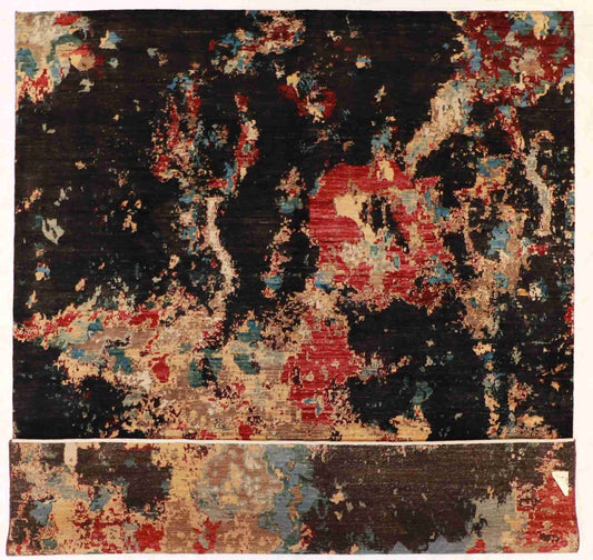 W 8.1 L 9.10 Modern 100% Wool Handmade All Over Design - 62005