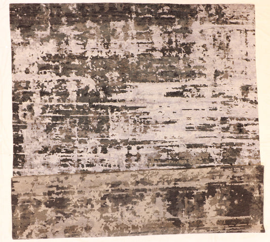 8x10 - Modern Silk/Wool All Over Rectangle - Hand Knotted Rug