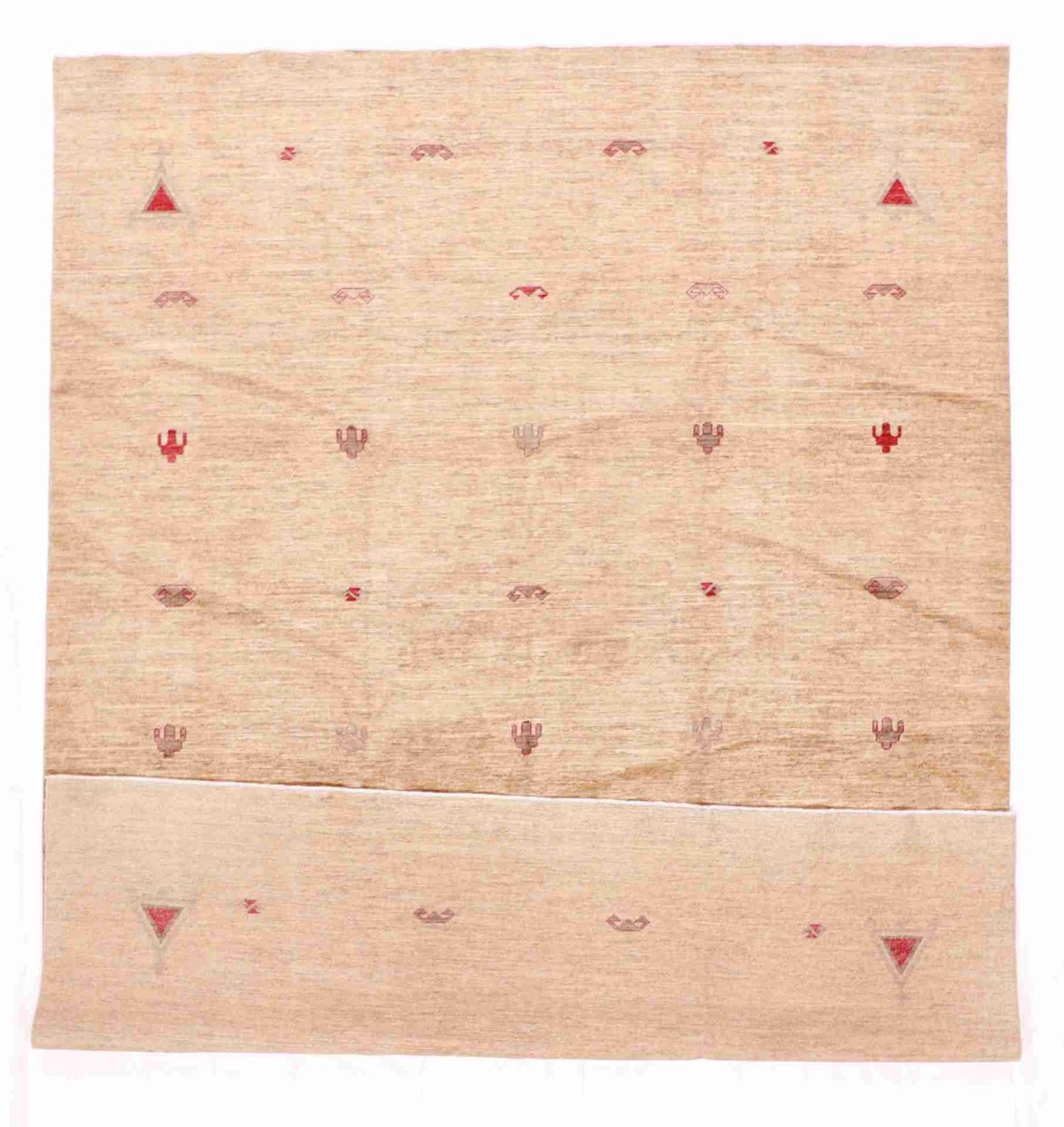 W 9 - L 12 - Mountain Modern Wool Western Rectangle - Hand Woven Rug - 62149