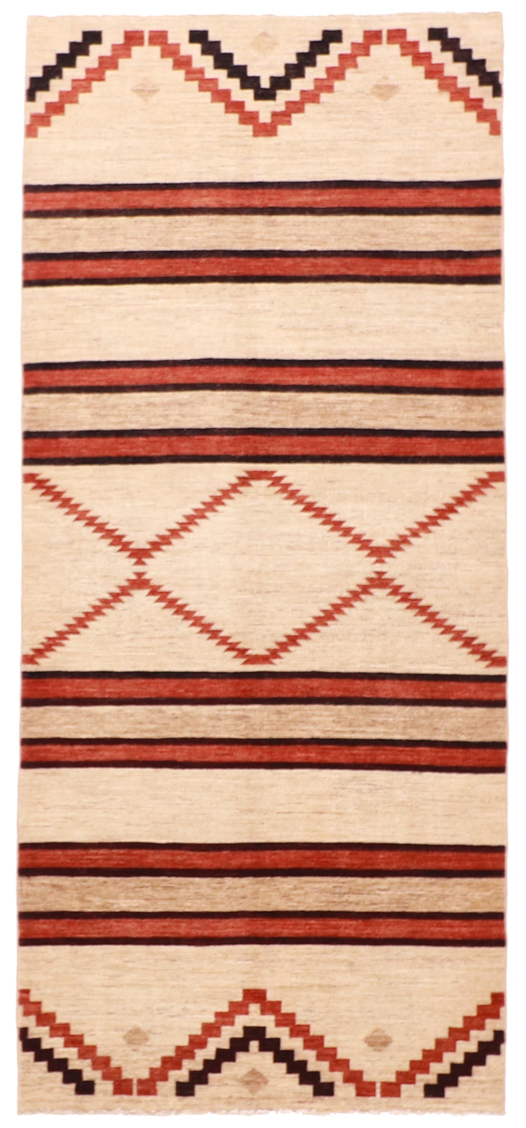 4.2 x 9.9 Wide Runner - Mountain Modern Fine All Over Rectangle - Hand Knotted Rug