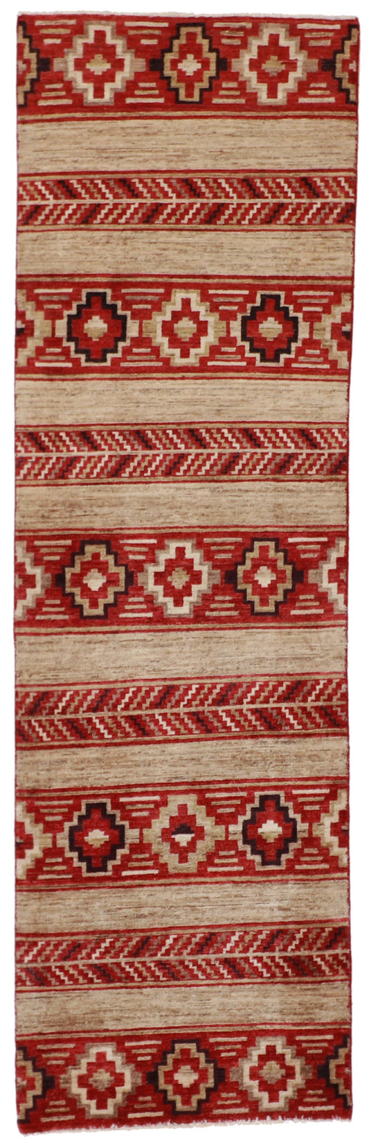 2.6 x 8.1 Runner - Mountain Modern Fine/Wool All Over Rectangle - Hand Knotted Rug