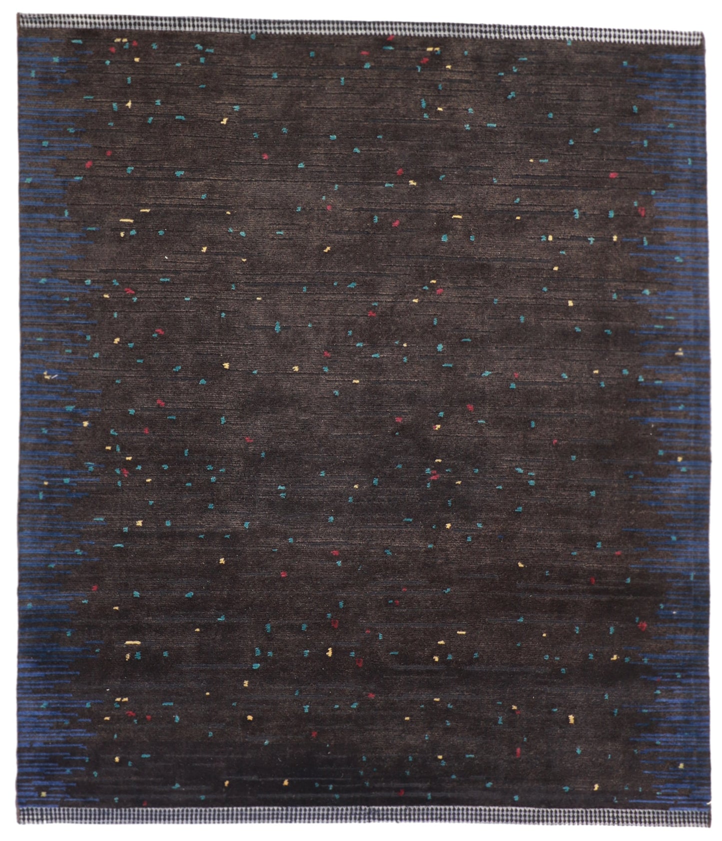 8x10 - Modern Fine Wool All Over Rectangle - Hand Knotted Rug