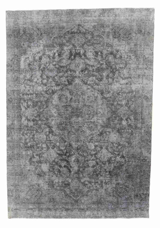 W 7.9 L 10.4 Vintage 100% Wool Handmade All Over Design - 62393