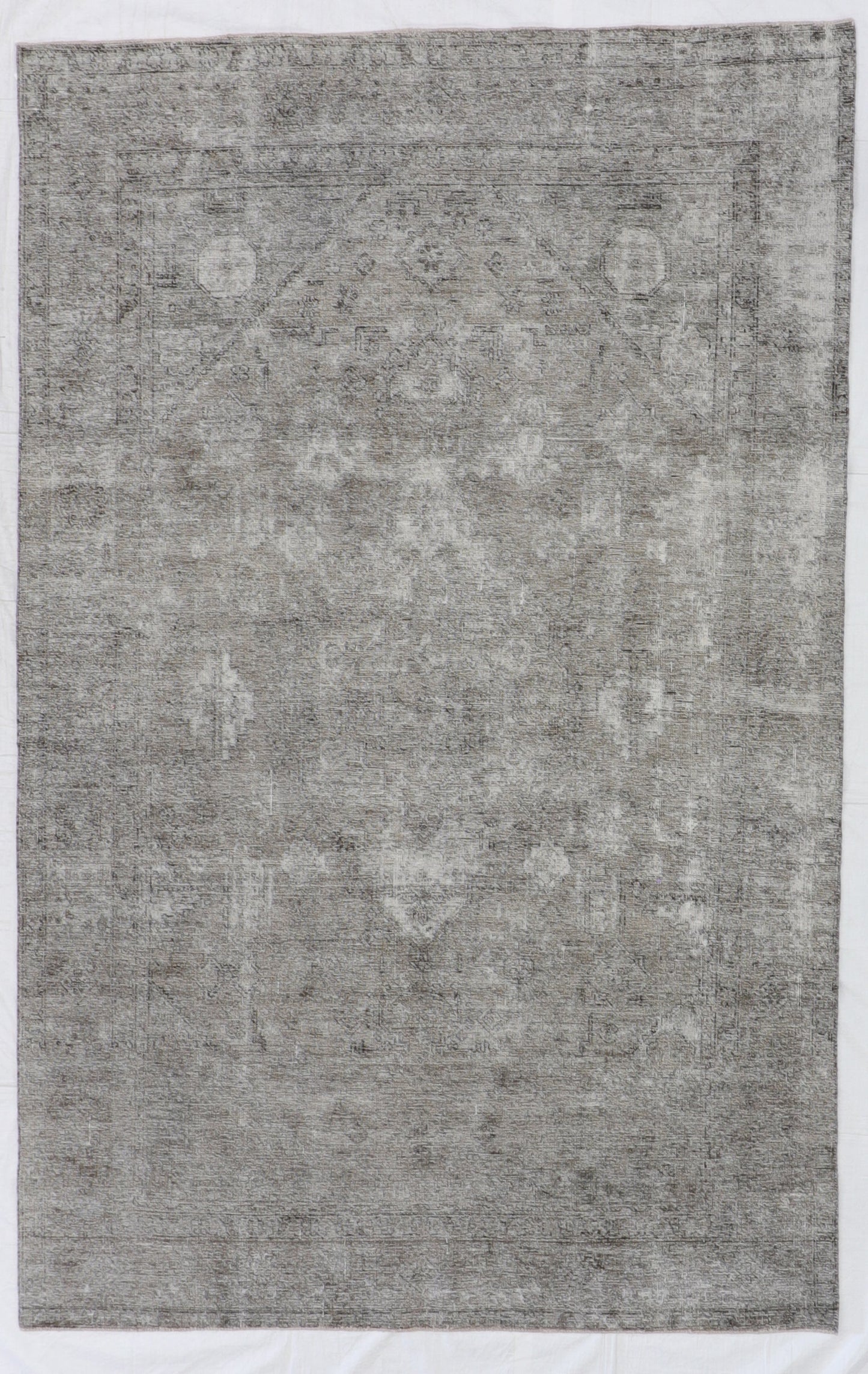 6x9 - Vintage Wool All Over Rectangle - Hand Knotted Rug