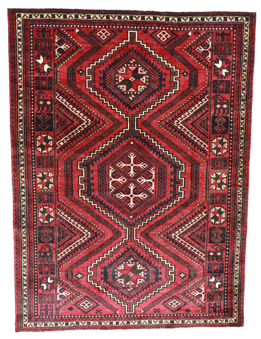 7x10 - Lori Fine/Wool All Over Rectangle - Hand Knotted Rug