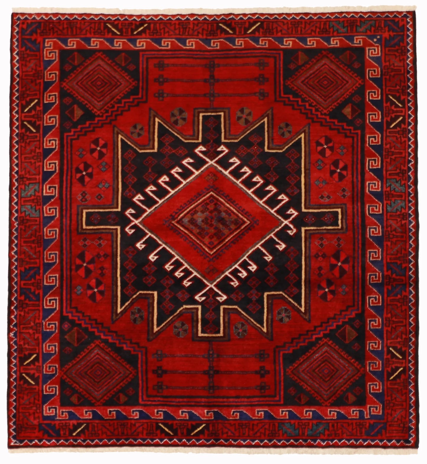 5x7 - Lori Fine/Wool All Over Rectangle - Hand Knotted Rug