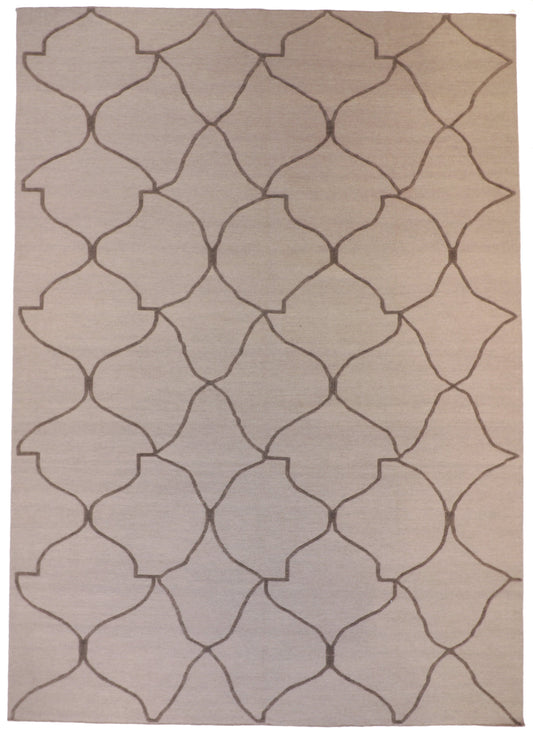 10x14 - Modern Fine All Over Rectangle - Hand Knotted Rug