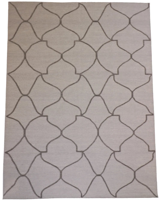 9 x12 - Modern Fine All Over Rectangle - Hand Knotted Rug