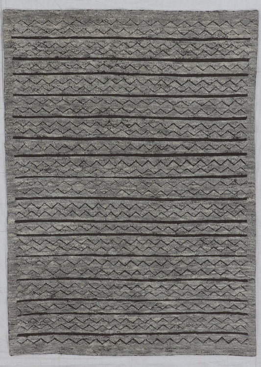5x7 - Moroccan Fine/Wool All Over Rectangle - Hand Knotted Rug