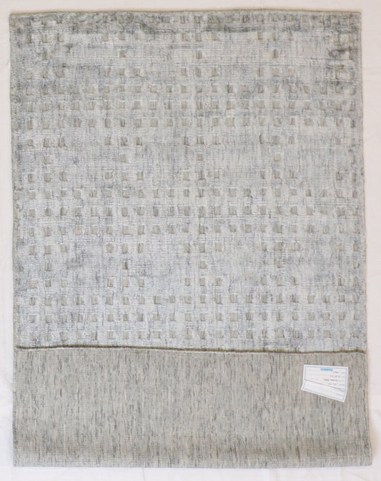 3x5 - Modern Fine/Silk All Over Rectangle - Hand Knotted Rug