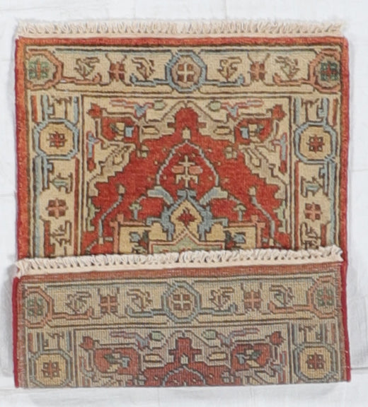 W 2 L 3 Serapie 100% Wool Handmade Geometric Design - 62977