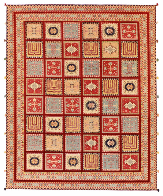 8x10 - Baluch Fine/Wool All Over Rectangle - Hand Knotted Rug