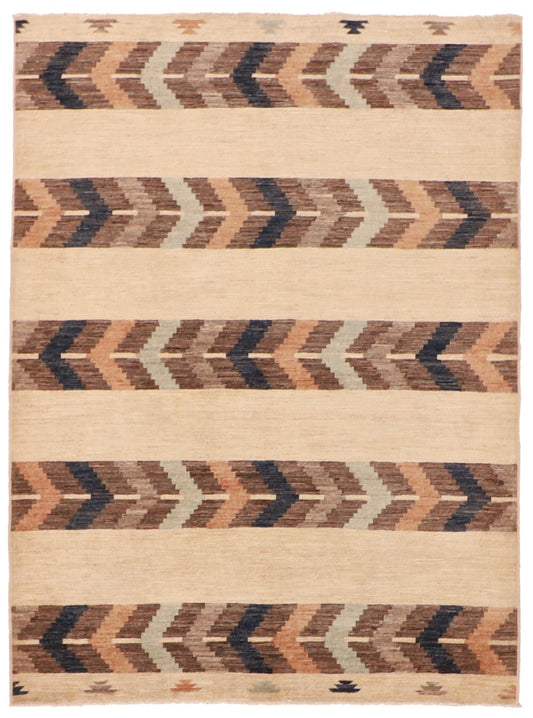 5x7 - Mountain Modern Fine/Wool All Over Rectangle - Hand Knotted Rug