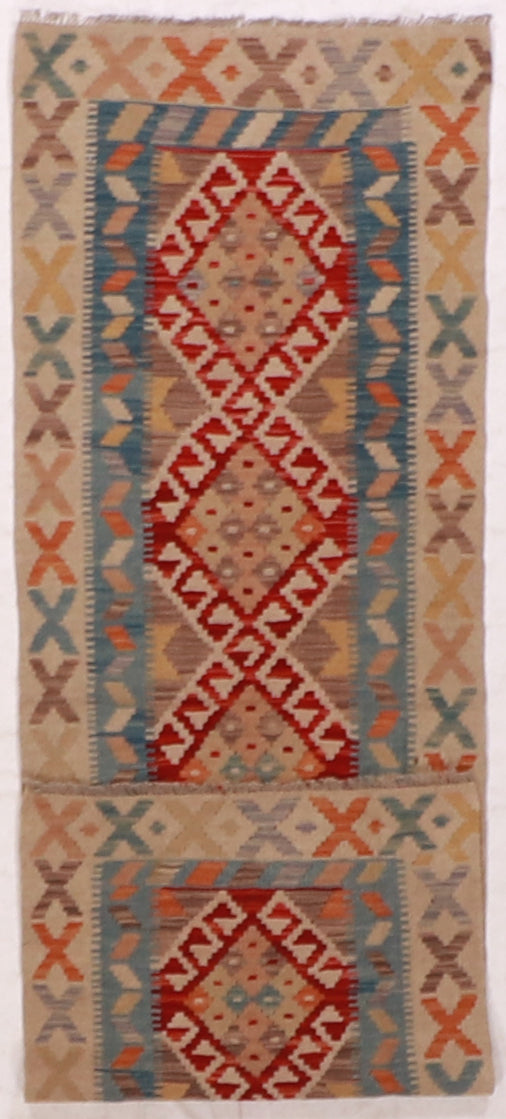 Runner - Kilim Fine/Wool All Over Rectangle - Hand Knotted Rug