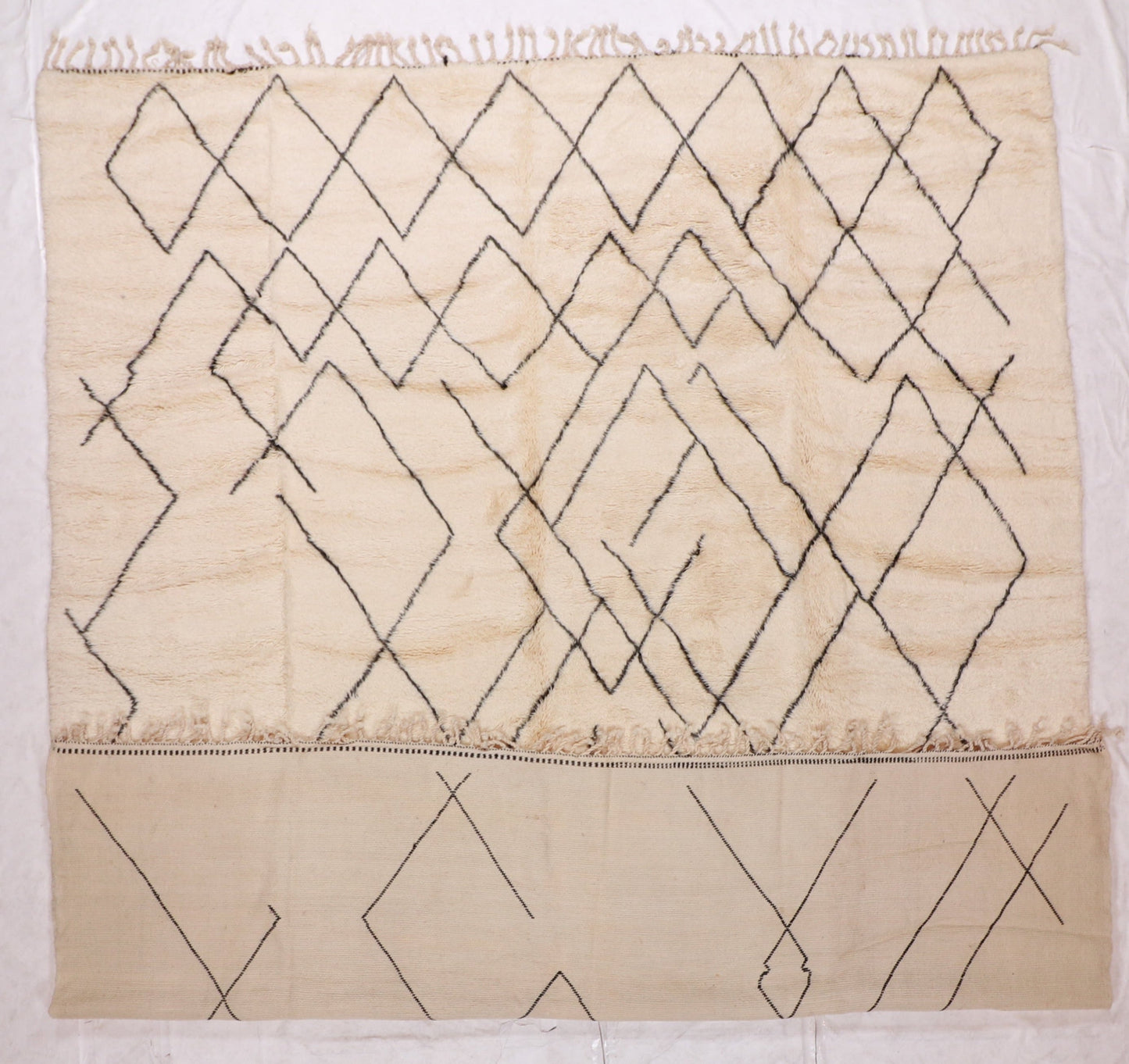 11x13 - Moroccan Fine/Wool All Over Rectangle - Hand Knotted Rug