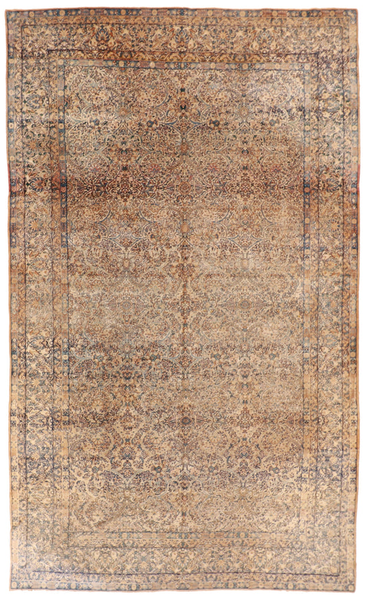 9 x 15 - Farahan Wool All Over Rectangle - Hand Knotted Rug