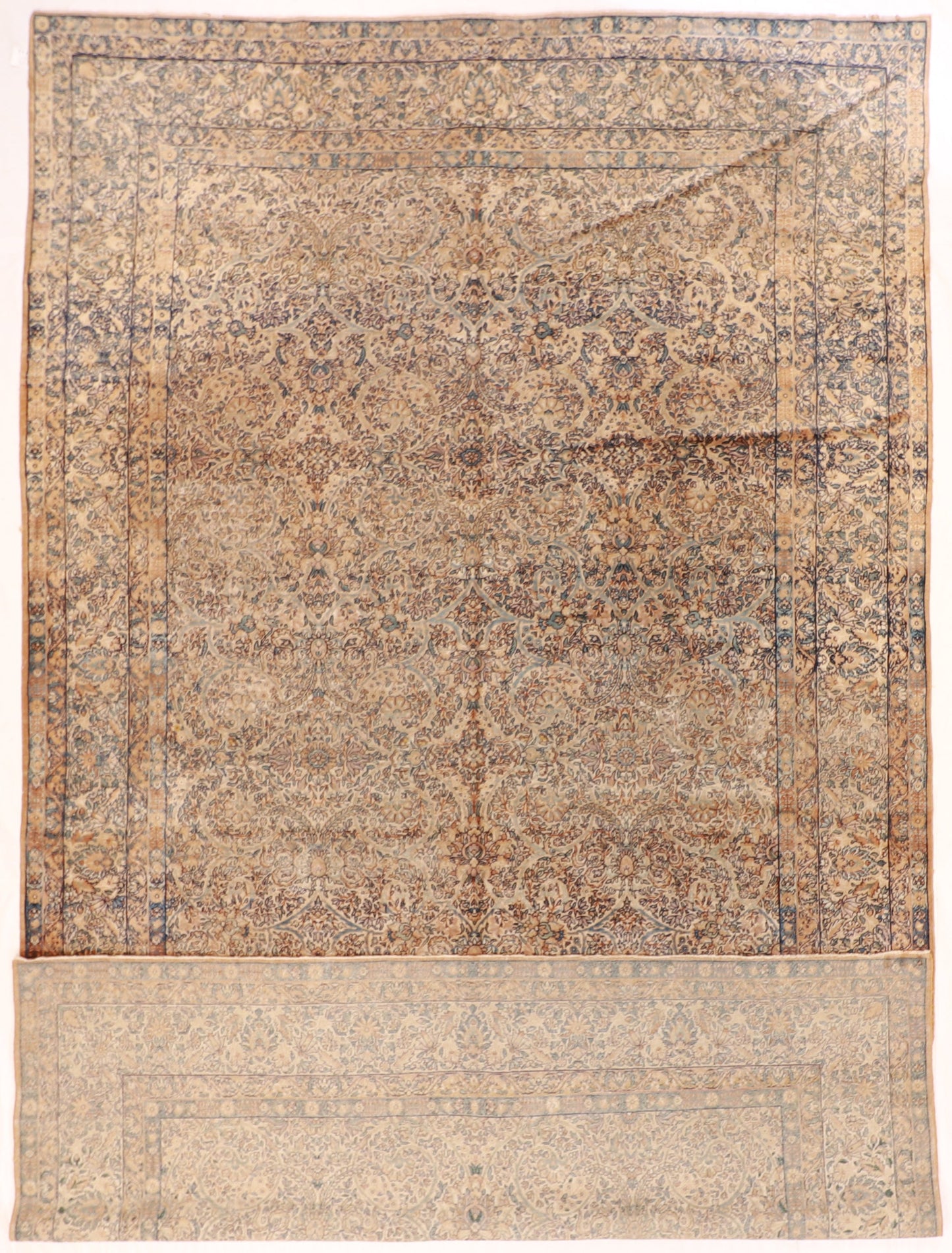 9 x 15 - Farahan Wool All Over Rectangle - Hand Knotted Rug