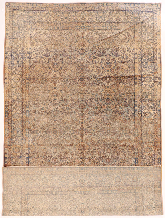 9 x 15 - Farahan Wool All Over Rectangle - Hand Knotted Rug