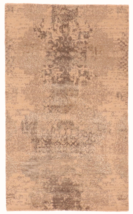 3x5 - Modern Fine All Over Rectangle - Hand Knotted Rug