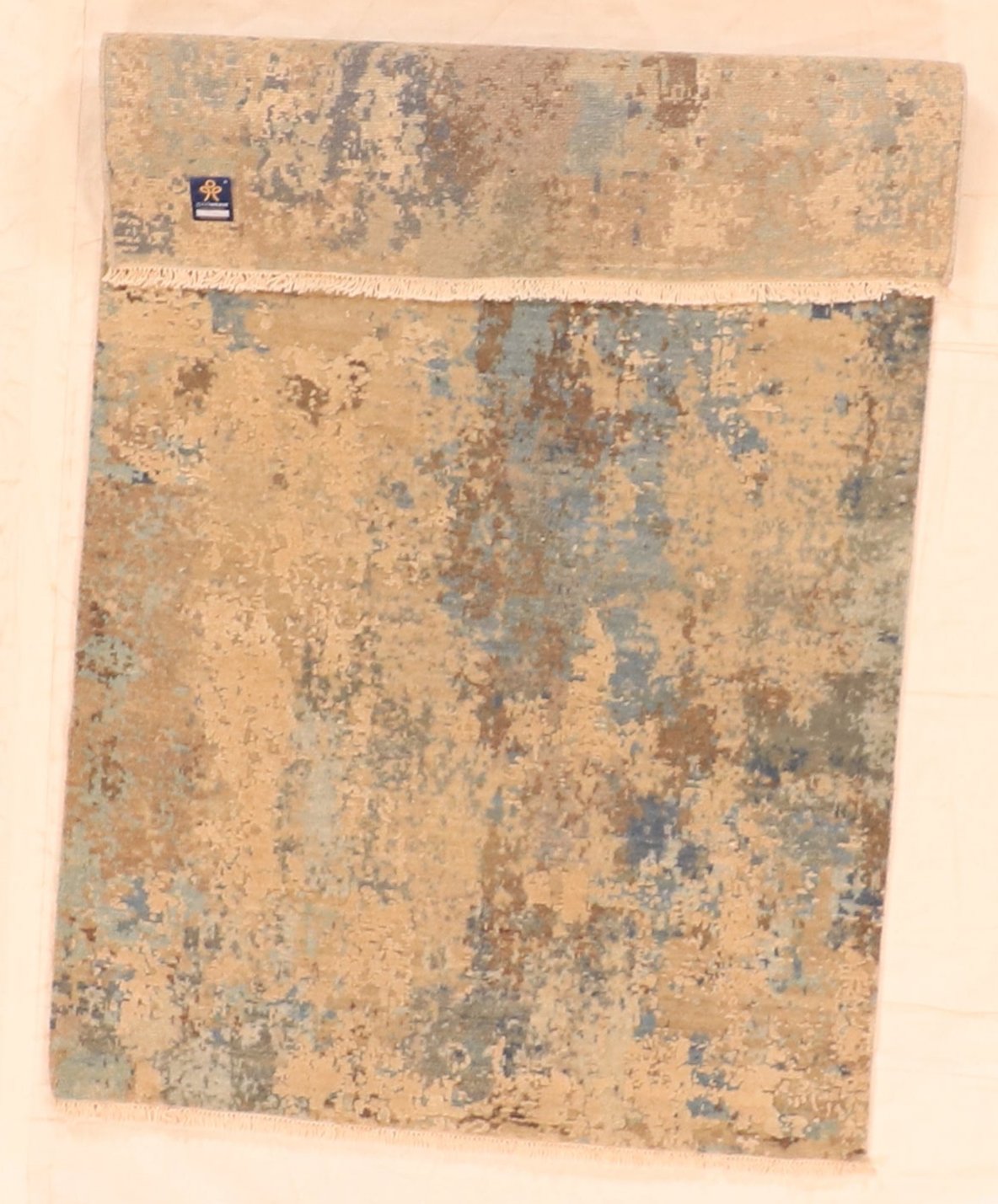 3x5 - Modern Fine/Silk/Wool All Over Rectangle - Hand Knotted Rug