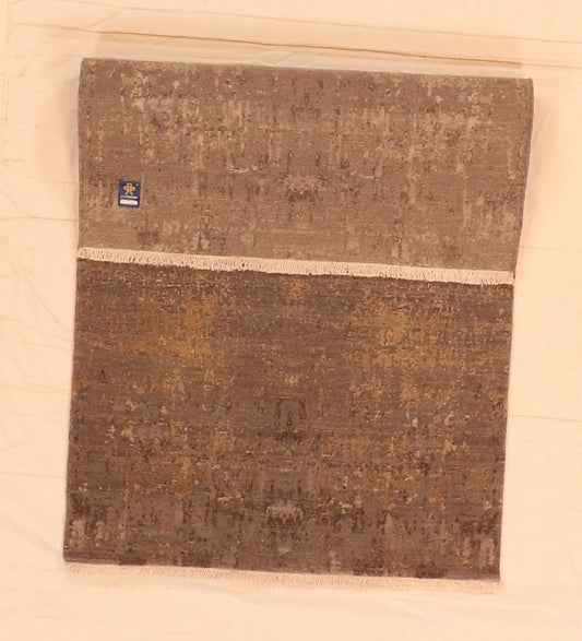 3x5 - Modern Fine Wool All Over Rectangle - Hand Knotted Rug