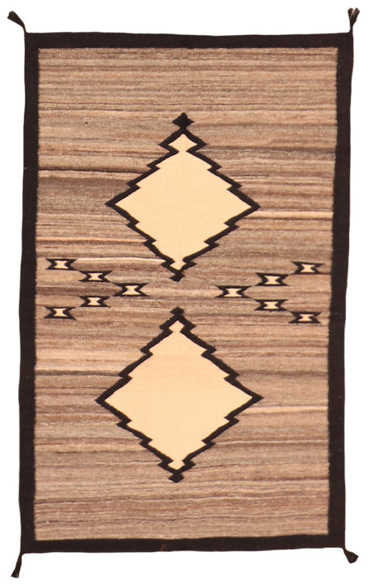 3x5- Kilim Fine/Wool All Over Rectangle - Hand Knotted Rug