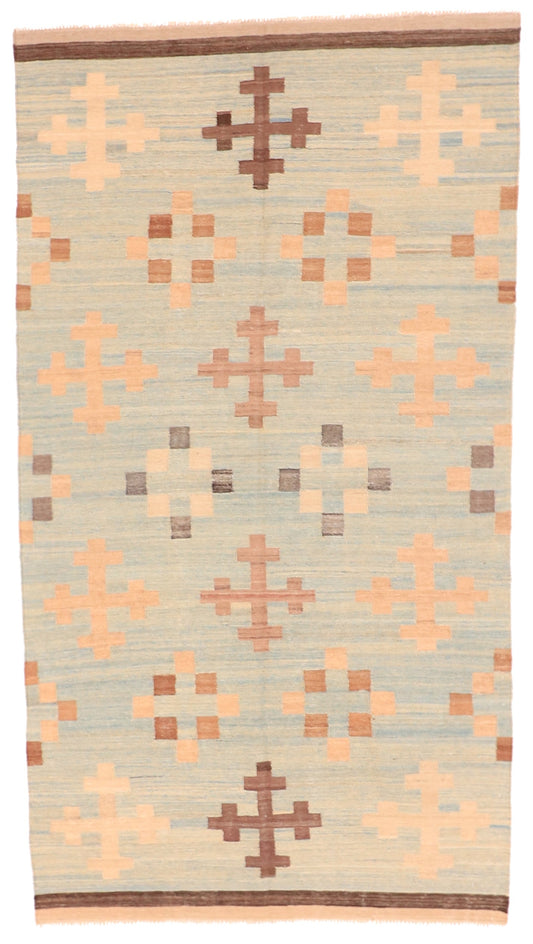 6x9 - Kilim Fine/Wool All Over Rectangle - Hand Knotted Rug