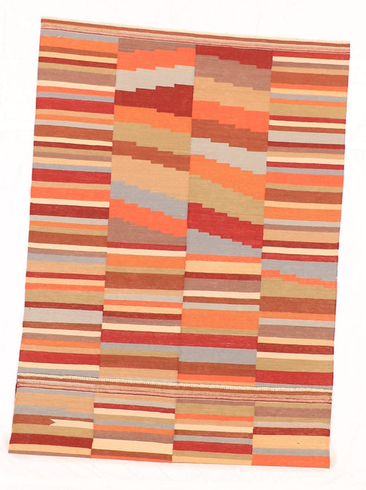 6x9 - Kilim Fine/Wool All Over Rectangle - Hand Knotted Rug