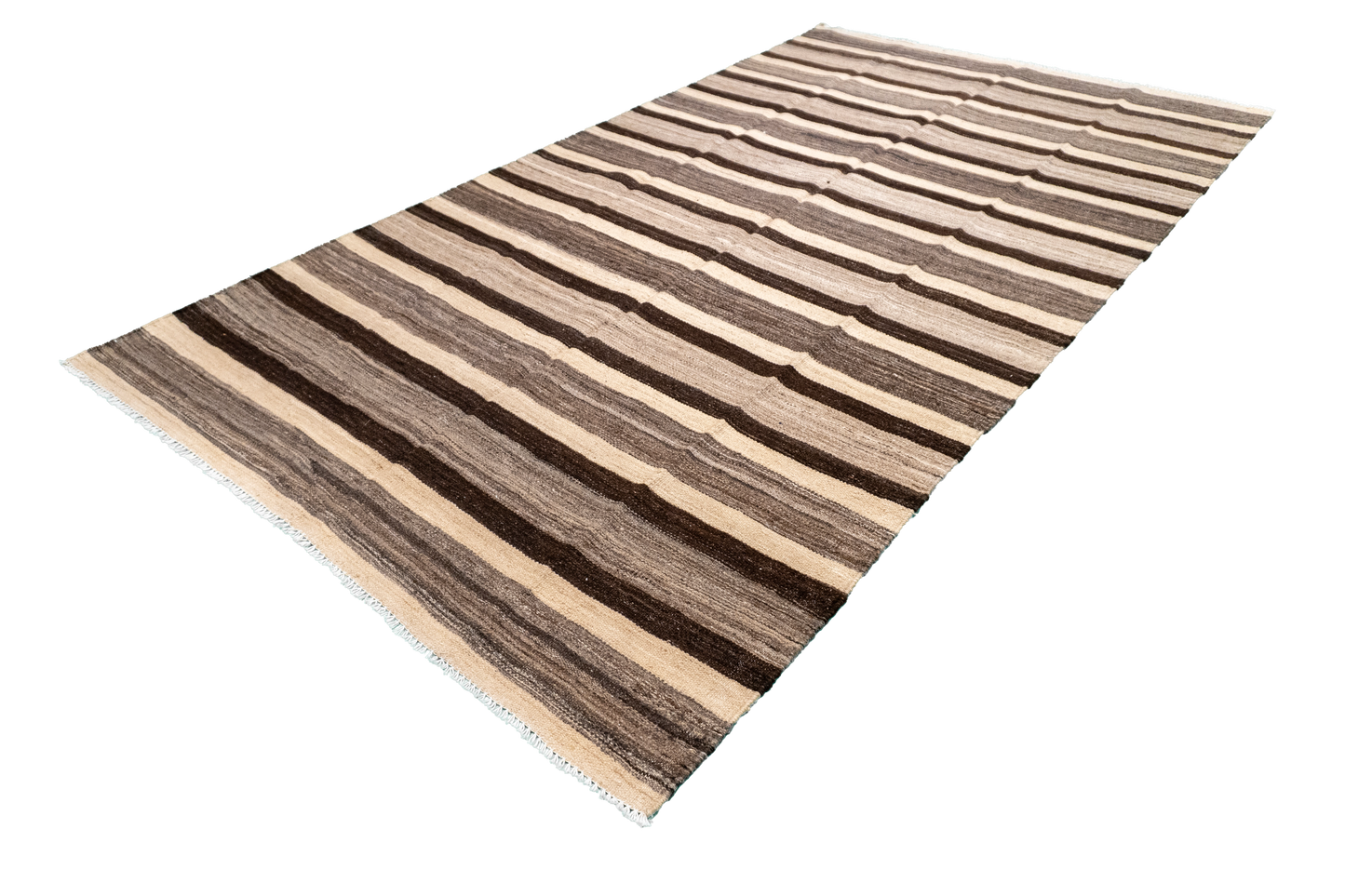 W 5.5 L 9.10 Kilim 100% Wool Hand-Woven Modern Design - 63678