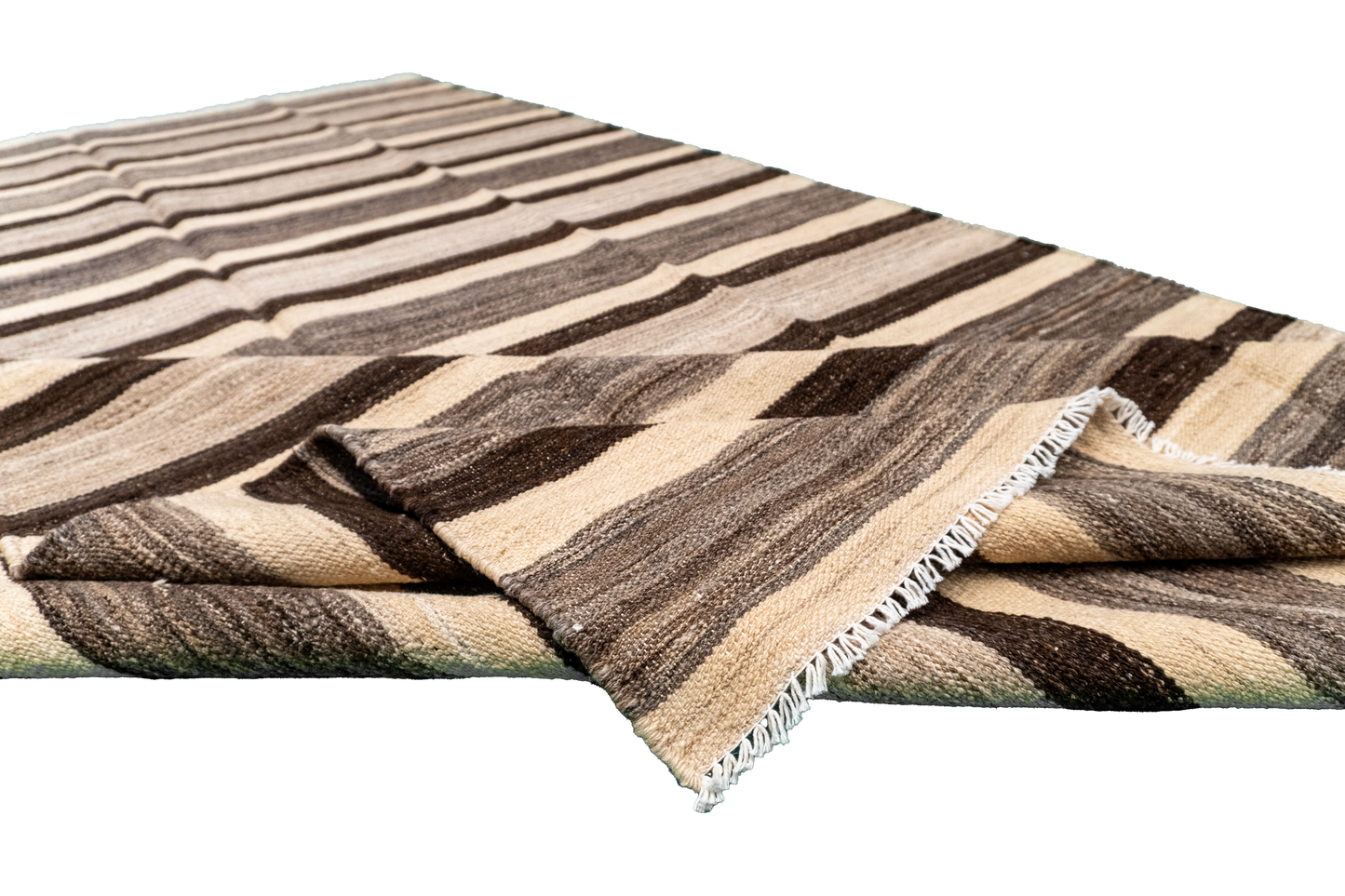 W 5.5 L 9.10 Kilim 100% Wool Hand-Woven Modern Design - 63678