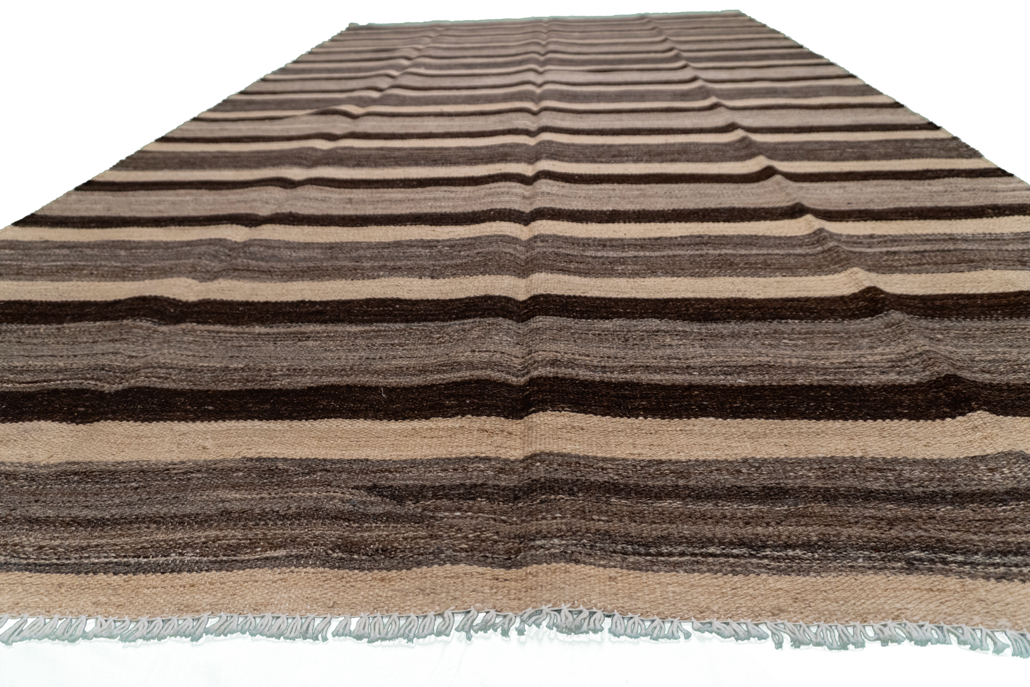W 5.5 L 9.10 Kilim 100% Wool Hand-Woven Modern Design - 63678