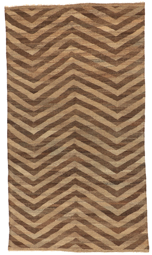 7x10 - Modern Fine Kilim Rectangle - Hand Knotted Rug