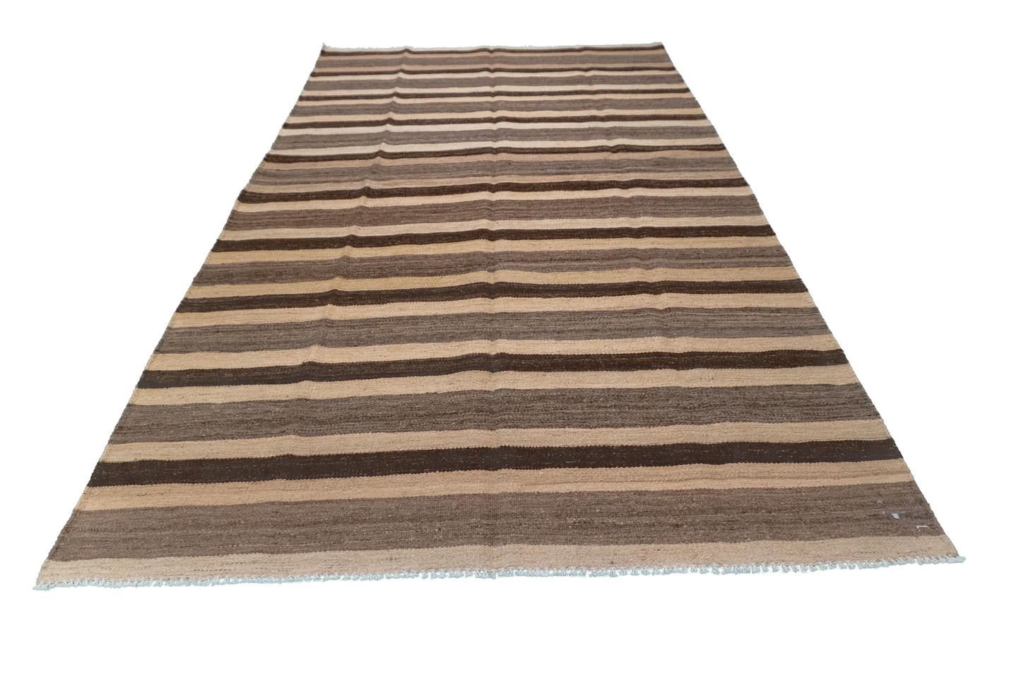 W 5.6 L 9.7 Kilim 100% Wool Hand-Woven Modern Design - 63687