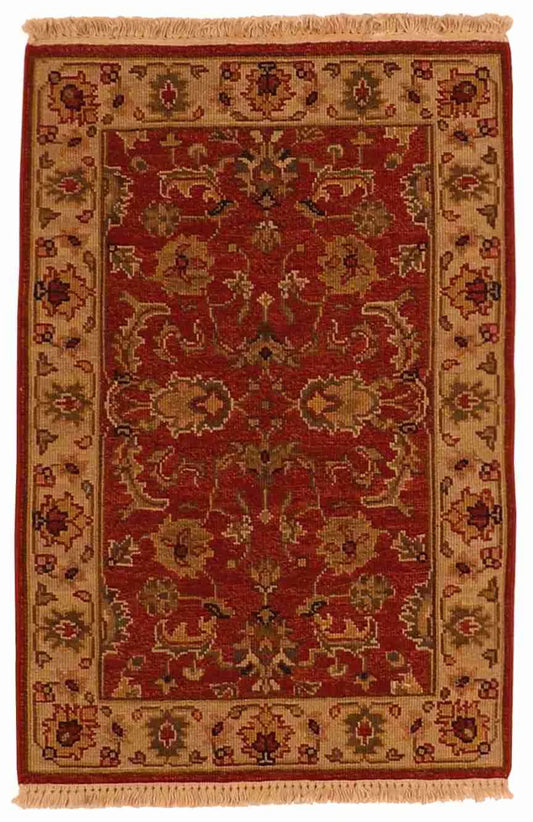 W 2 L 3 Isfahan 100% Wool Handmade All Over Design - 63825