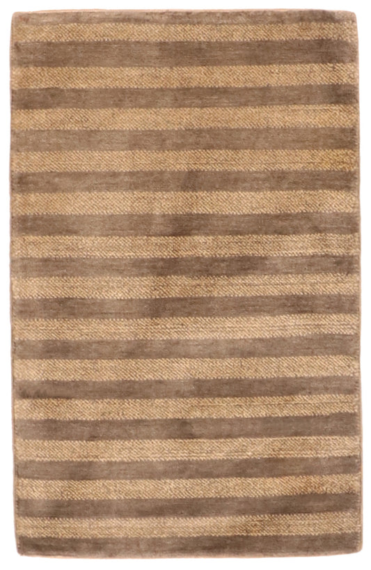 W 2 L 3 Gabbeh 100% Wool Handmade All Over Design - 63992