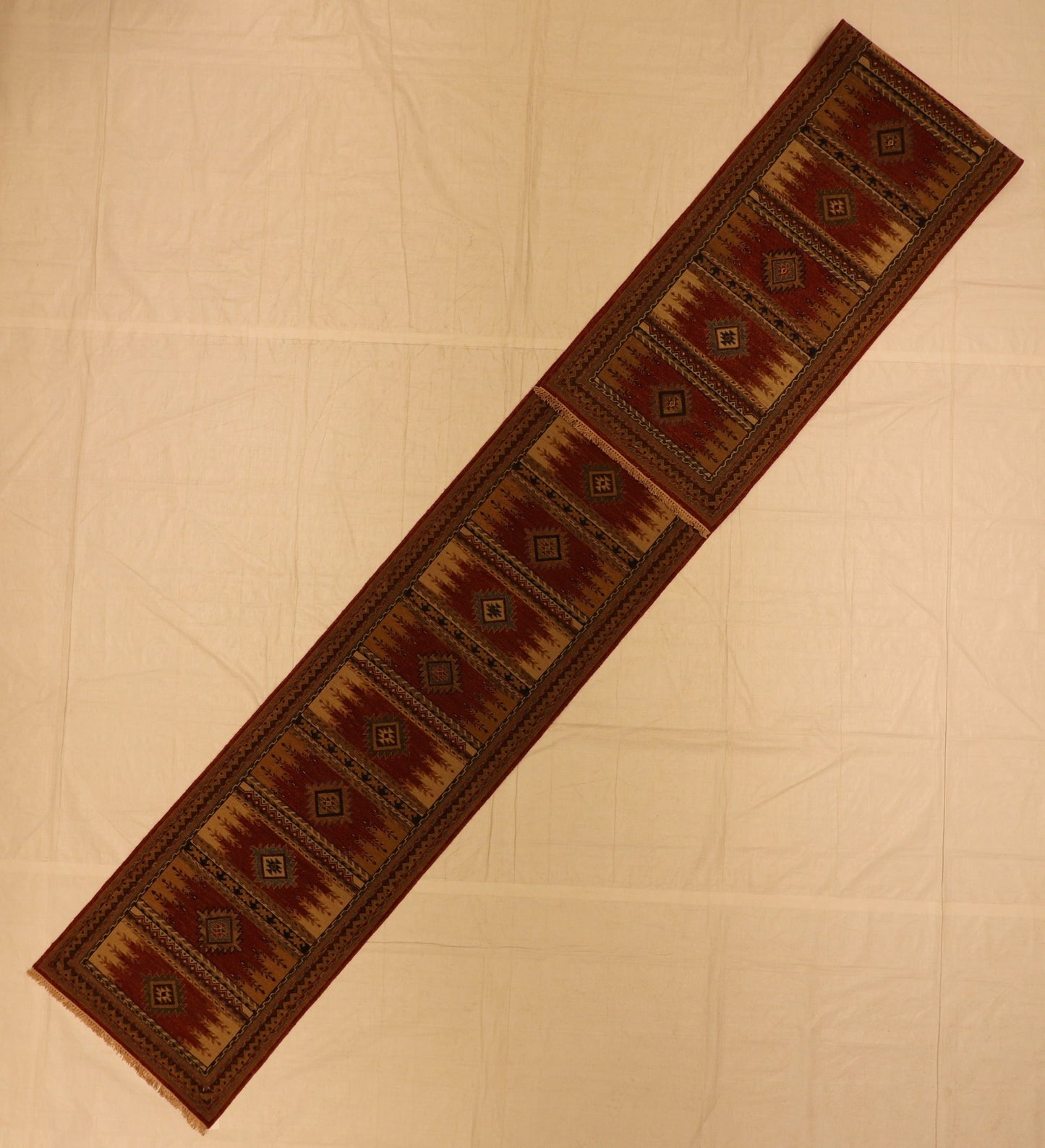 Runner - Karabagh Fine All Over Rectangle - Hand Knotted Rug