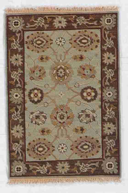 W 2 L 3 Tabriz 100% Wool Handmade All Over Design - 64594