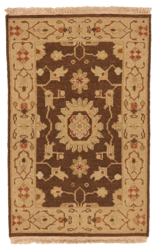 W 2 L 3 Kashan 100% Wool Handmade All Over Design - 64596