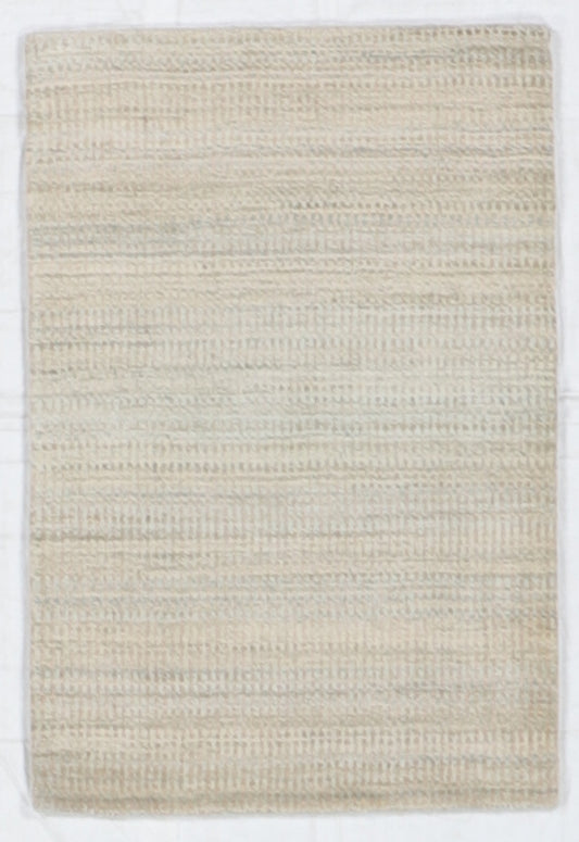 W 2 L 3 Modern Silk And Wool Blend Handmade All Over Design - 64613