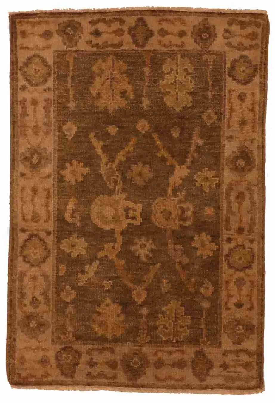 W 2 - L 3 - Kerman Fine/Wool All Over Rectangle - Finest Hand-Knotted Quality Wool - 64634