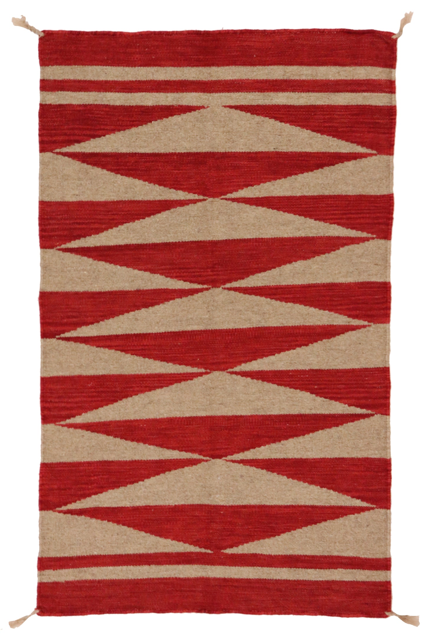 3x5 - Navajo Fine Wool All Over Rectangle - Hand Knotted Rug