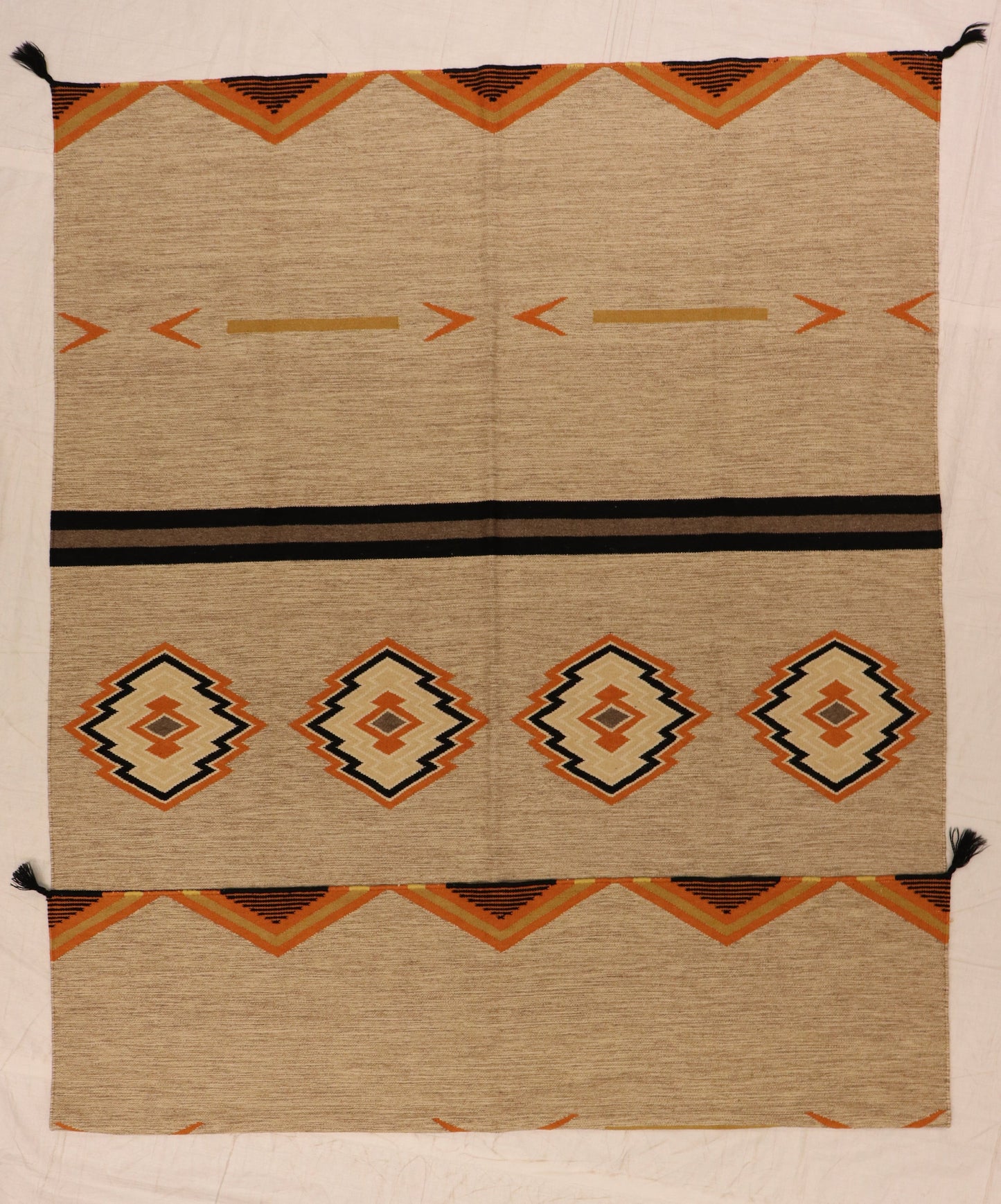 6x9 - Kilim Fine/Wool All Over Rectangle - Hand Knotted Rug