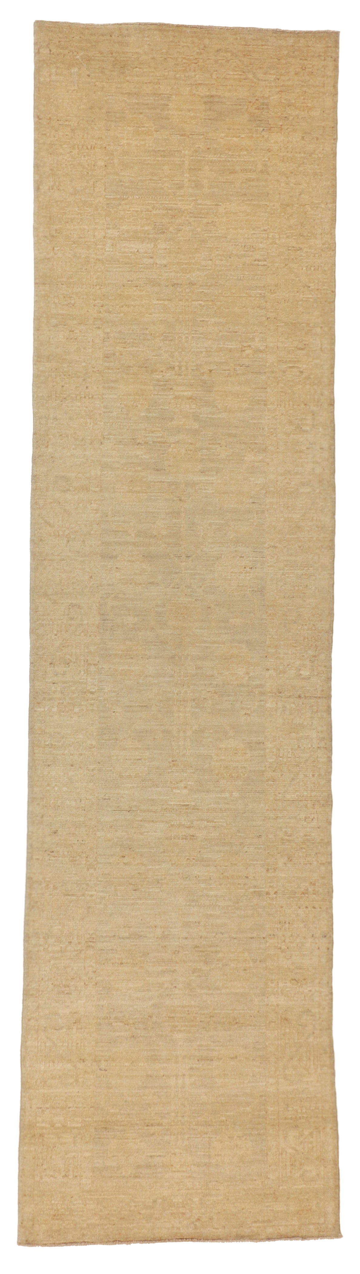 W 2.7 L 10 Oushak Runner 100% Wool Hand-Woven All Over Design - 65260