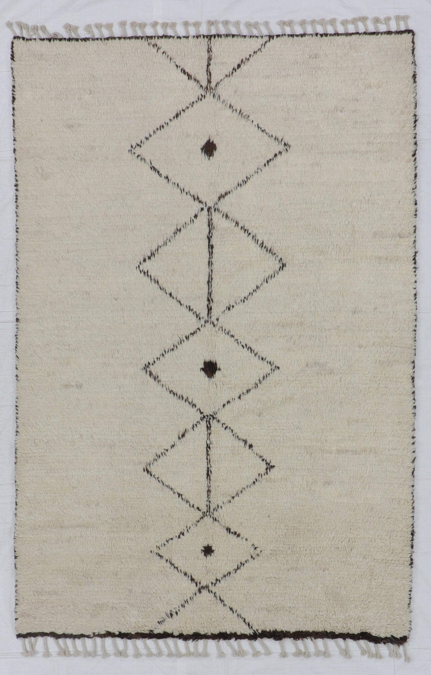 9 x 12- Moroccan Fine/Wool Rectangle - Hand Woven Rug