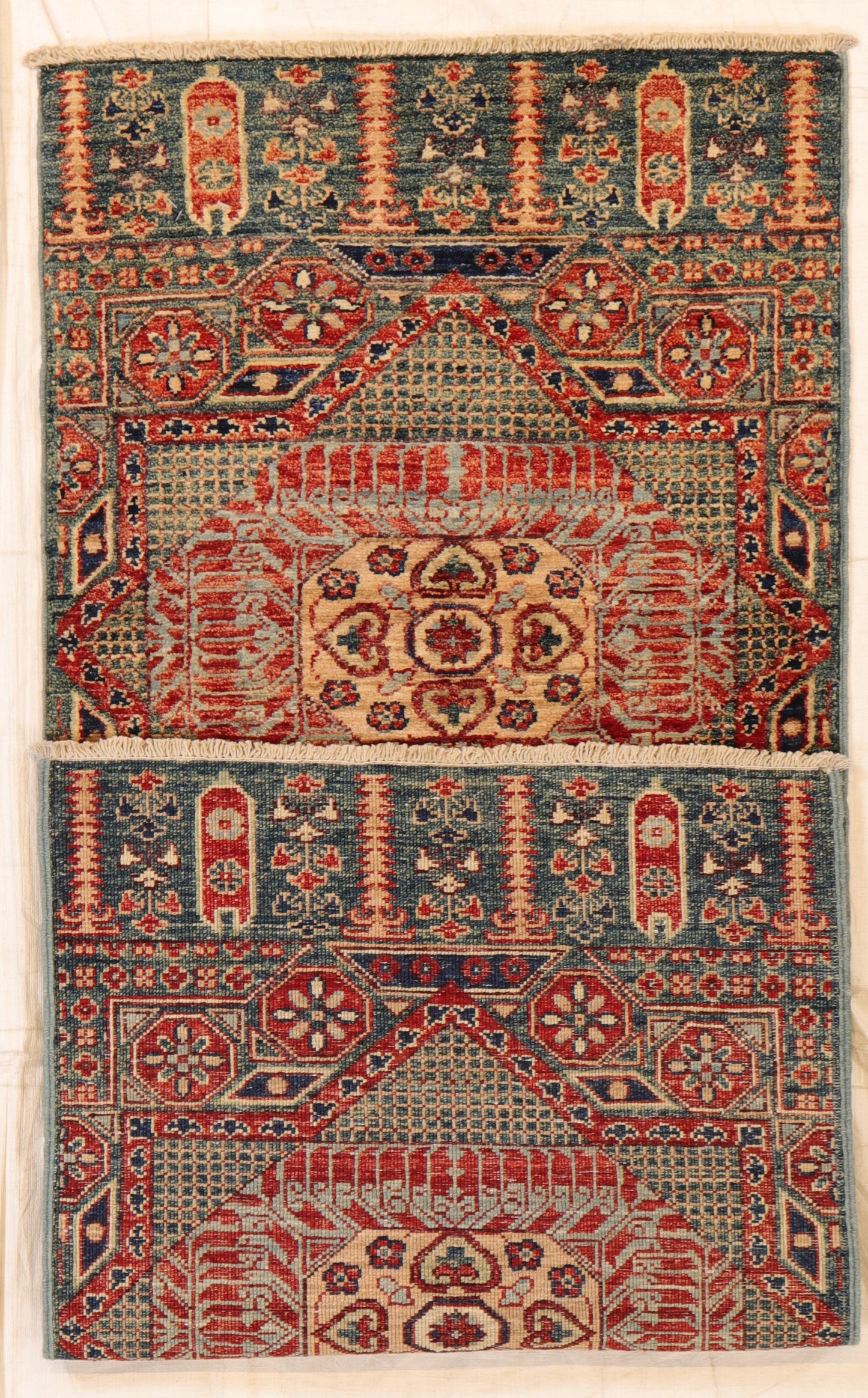 W 2.1 L 5 Bijar 100% Wool Hand-Woven All Over Design - 65444