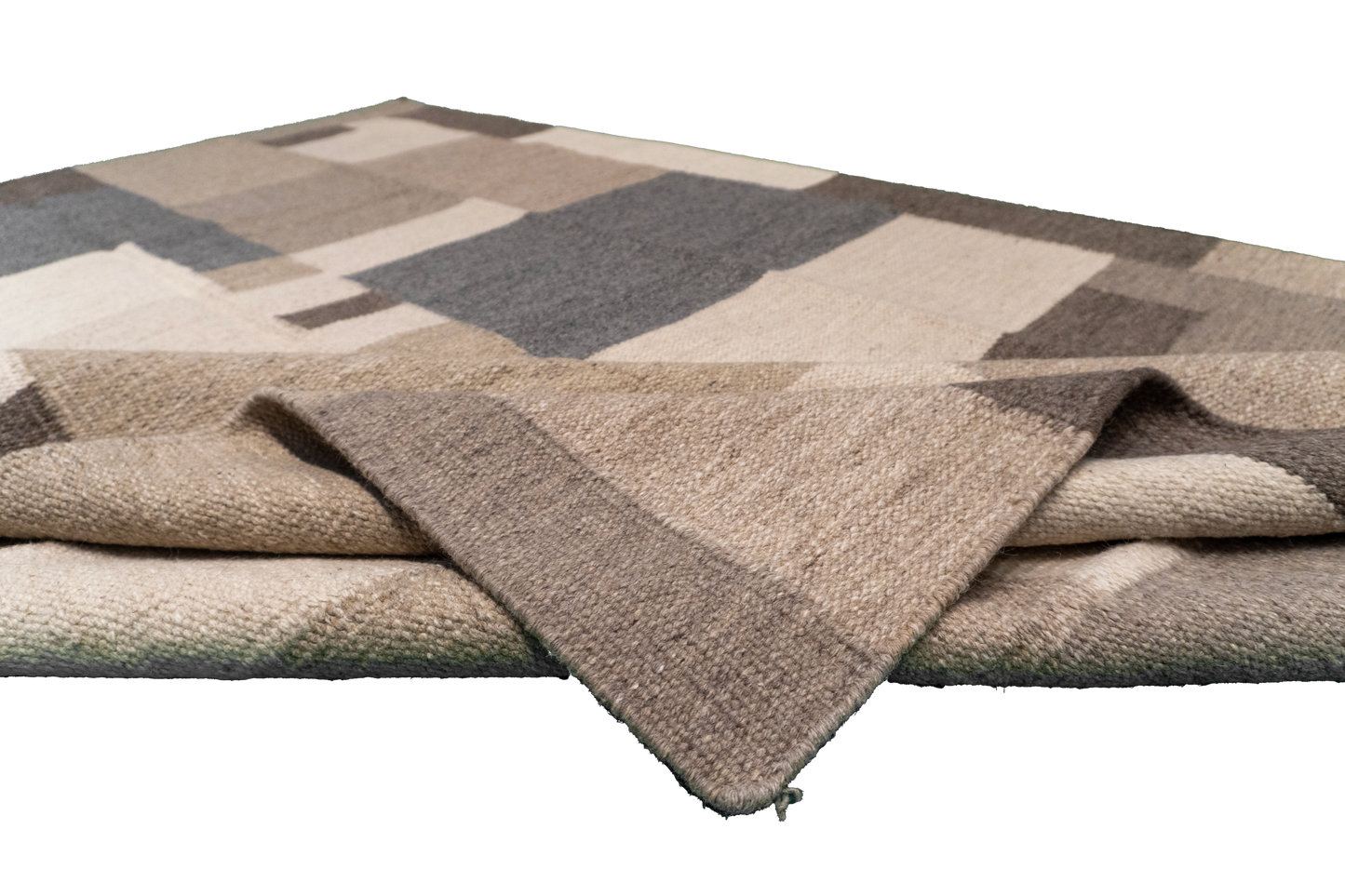 W 6 L 9 Kilim 100% Wool Hand-Woven All-Over Design - 65520