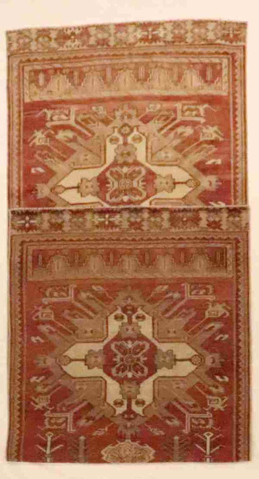 W 3.5 - L 10 - Oushak Fine/Wool All Over Rectangle - Finest Hand-Knotted Quality Wool - 65670